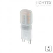 LED лампа SMD G9 2.2W 220V 3000K 220lm plastic Lightex