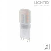 LED лампа SMD G9 2.2W 220V 4000K 220lm plastic Lightex