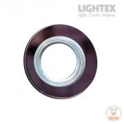 Луна стационарна кръгла стъкло лилаво GU10 max.7W LED Ø90mm/cut 60mm LS200112  Lightex