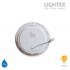 LED луна BEKA за вграждане влагозащитена 220V 9W IP54 CCT 765lm Ø128mm/cut 110mm цвят венге Lightex