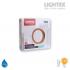 LED луна BEKA за скрит и открит монтаж влагозащитена 220V 12W IP54 CCT 1020lm Ø145xH31mm/ cut Ø125mm цвят бук Lightex