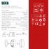 LED луна BEKA за скрит и открит монтаж влагозащитена 220V 12W IP54 CCT 1020lm Ø145xH31mm/ cut Ø125mm цвят бук Lightex