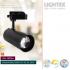 LED прожектор за шина DIEGO 10W 220V 3000K/4000K/5000K 800lm с ключ за смяна на цветна температура Ø60х110mm черен Lightex