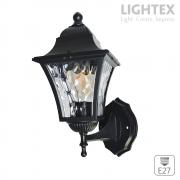 Градински фенер RAVELLO UP 1xЕ27 черен 300x150x190mm IP44 Lightex