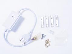Комплект компоненти за фиксиране на  LED RGB Светещ маркуч със захранване Lightex