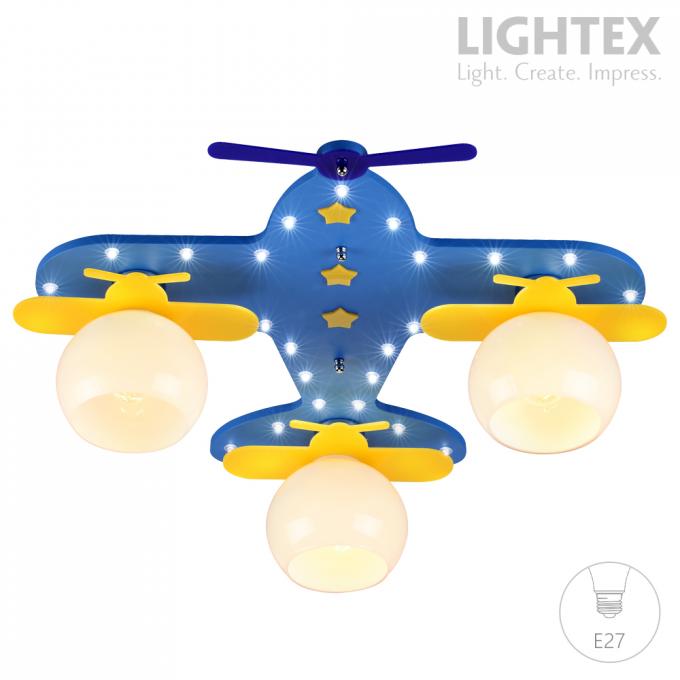Полилей PLANE 3xE27 530x530x200mm Lightex
