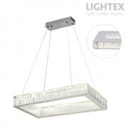LED полилей ALICE 32W 4000K 700x300мм стомана+кристал Lightex