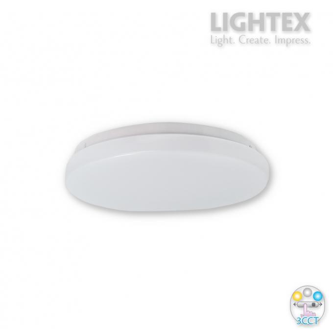 LED плафон ASTRA 12W max 3CCT Dip Switch 1200lm Ø260 IP20 Lightex