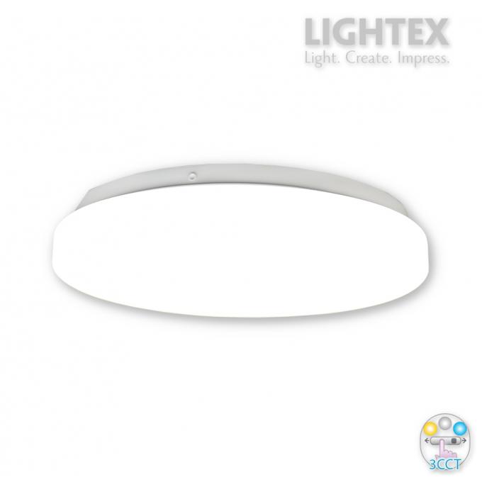 LED плафон ASTRA 12W max 3CCT Dip Switch 1200lm Ø260 IP20 Lightex