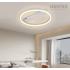 LED плафон CATERINA бял с дистанционно 26W 3000K-6500K 1650lm 220V ф400mm Lightex