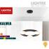 LED полилей KALMEA 22W 3000K 220V 2000lm Ø560mm черен Lightex