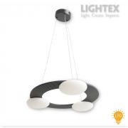 LED полилей KALMEA 22W 3000K 220V 2000lm Ø560mm черен Lightex