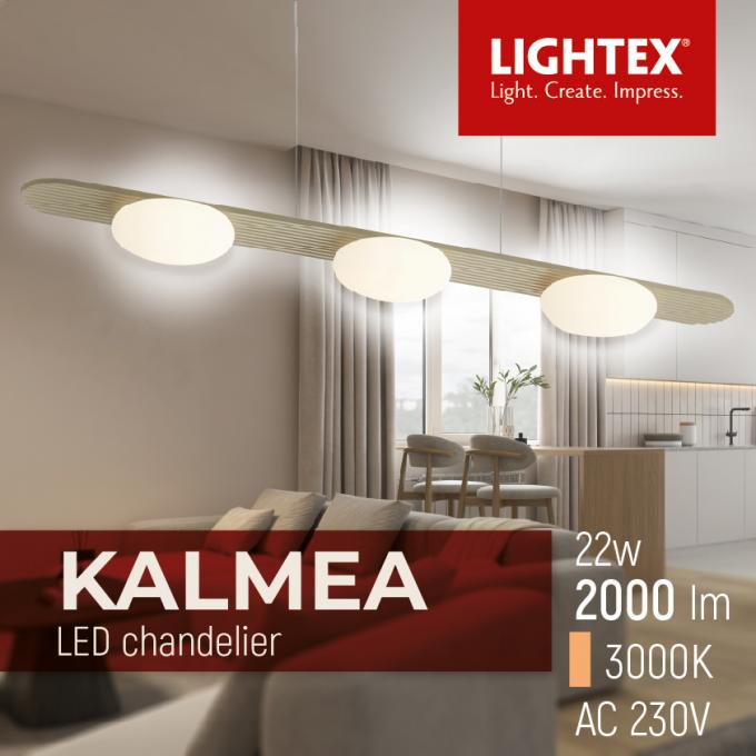 LED полилей KALMEA 22W 3000K 220V 2000lm 1000x165mm каки Lightex