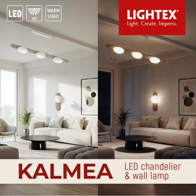LED полилей KALMEA 22W 3000K 220V 2000lm 1000x165mm каки Lightex